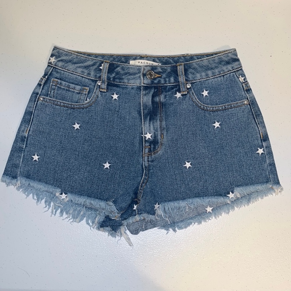 PacSun Star Denim Shorts